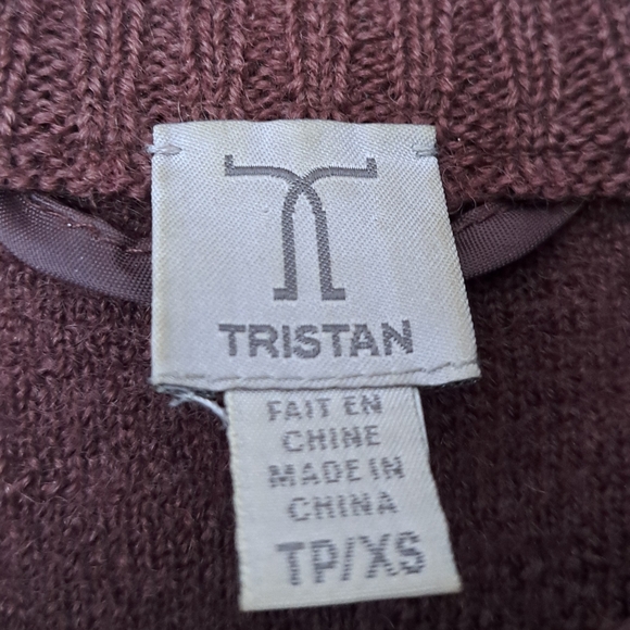 Chocolate brown vintage Tristan warm jacket size XS - Picture 4 of 4